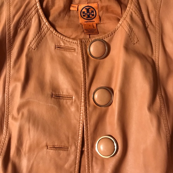 COPY - TORY BURCH BUTTERY LEATHER JACKET - Picture 6 of 8